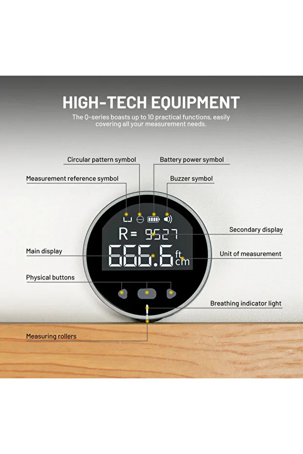 Mini Q Elektronik Metre Dijital Mezura